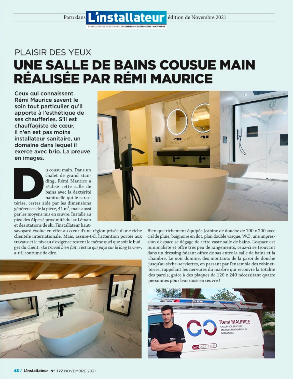Article L'installateur