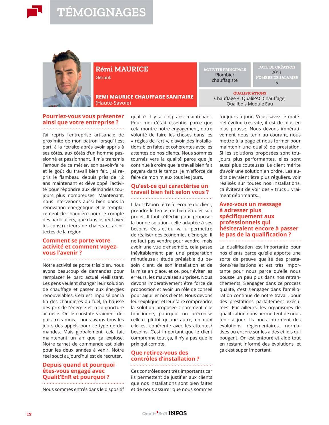 Article Qualit'Enr Infos